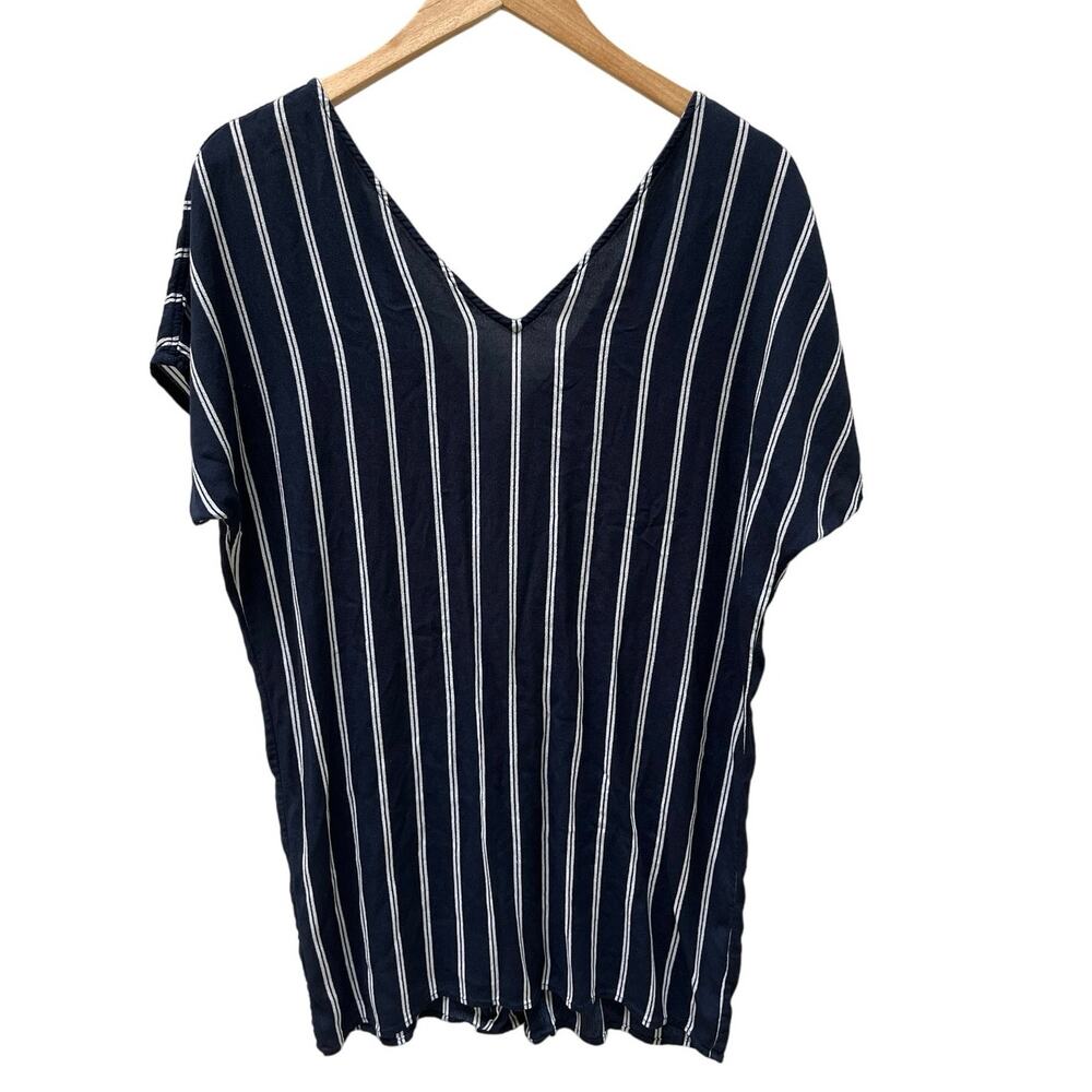 Madewell Striped Plaza Dress Size S